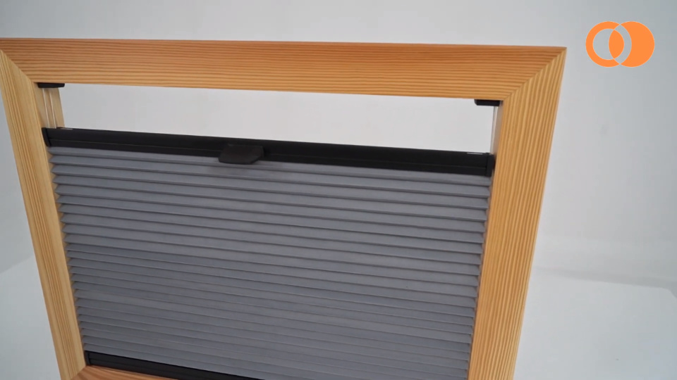 Perfect fit of pleated blind COSIMO